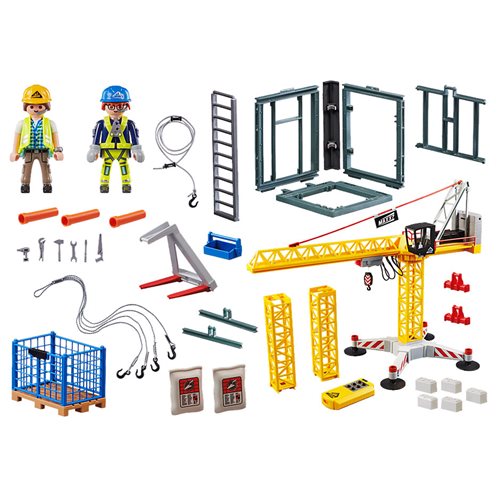 Playmobil 70441 Construction RC Crane with Building Section