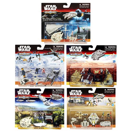 Star Wars: The Force Awakens MicroMachines Deluxe Vehicles and Figures Wave  3 Case