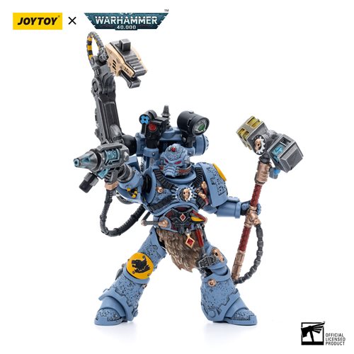 Joy Toy Warhammer 40,000 Space Wolves Iron Priest Jorin Fellhammer 1:18 Scale Action Figure