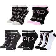 BLACKPINK Mixed Logo Ankle Socks 5-Pack
