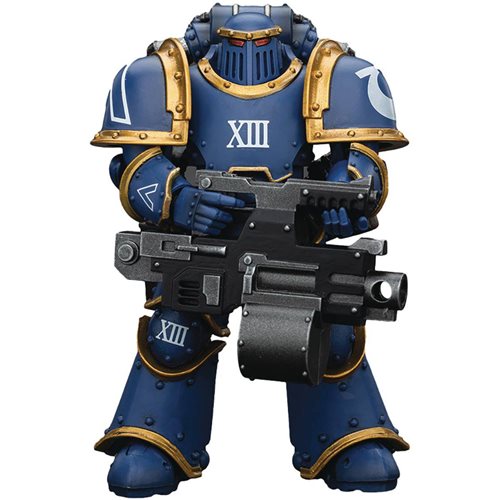 Joy Toy Warhammer: The Horus Heresy Ultramarines Legion MkIII Support Squad with Heavy Bolter 1:18 Scale Action Figure