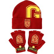 Harry Potter Gryffindor Embroidered Beanie Glomitts Combo