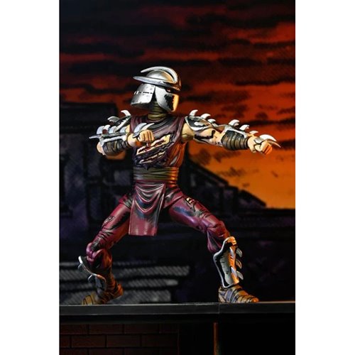 Teenage Mutant Ninja Turtles Mirage Comics Battle Damaged Shredder Classic Colors 7-Inch Scale Actio