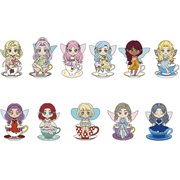 Tea Cup Fairies 3D Foam Bag Clip Display Case of 24