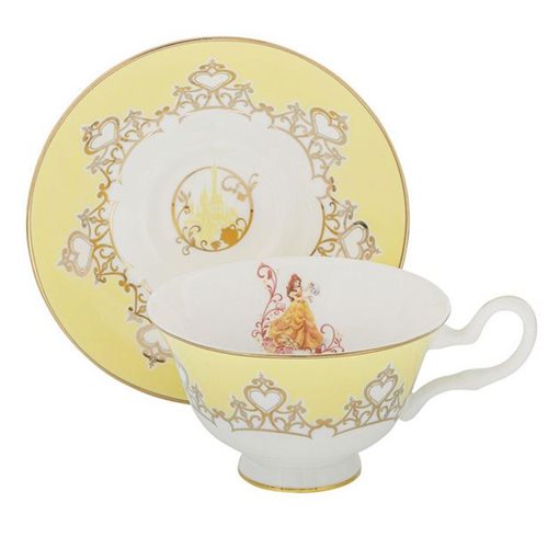 Disney English Ladies Beauty and the Beast Belle Cup and Saucer Set