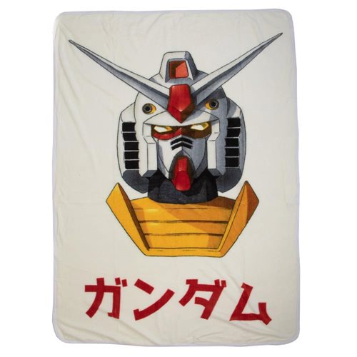 Gundam Original Fleece Throw Blanket