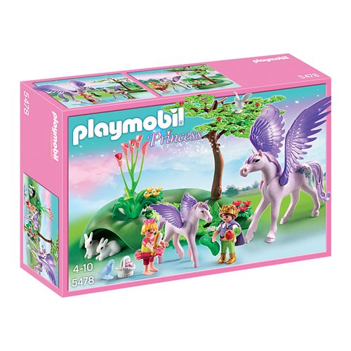 Playmobil 5478 Royal Children with Pegasus and Baby