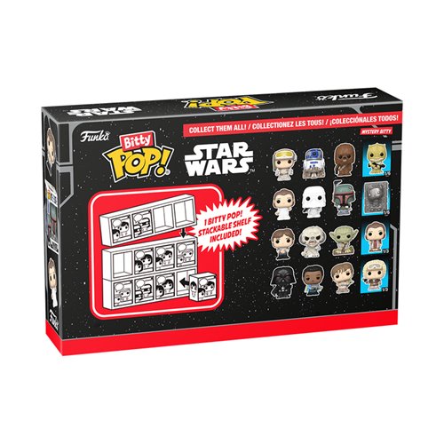 Star Wars Luke Skywalker (Hoth) Series 2 Funko Bitty Pop! Mini-Figure 4-Pack