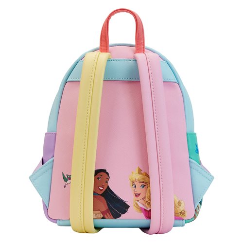 Disney Princesses Collage Triple Pocket Mini-Backpack