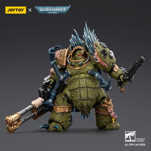Joy Toy Warhammer 40,000 Death Guard Blightlord Terminator 1 Reaper Autocannon & Bubotic Blades 1:18
