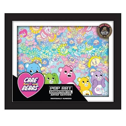 Care Bears Share Your Care #1103 Animation Cel Artist Edition Framed Art Print