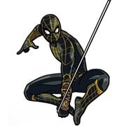 Spider-Man No Way Home Spider-Man Black Suit FiGPiN 3-In Pin