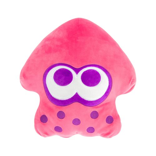 Club Mocchi Mocchi Splatoon 2 Mega Neon Pink Squid Plush