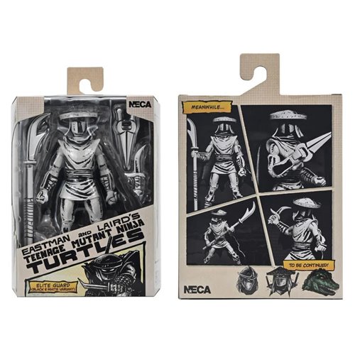 Teenage Mutant Ninja Turtles Mirage Comics Elite Foot Ninja Guard Black & White Variant 7-Inch Scale
