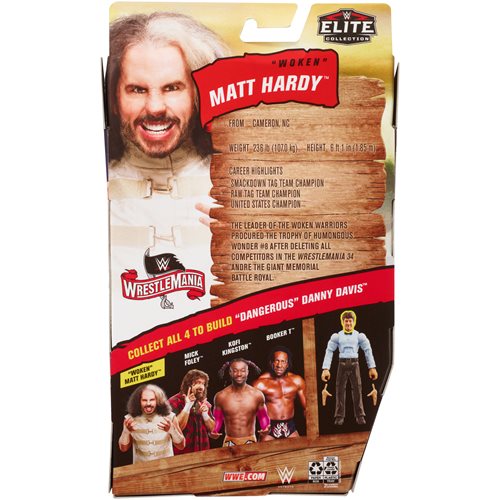 WWE WrestleMania Elite Matt Hardy Action Figure