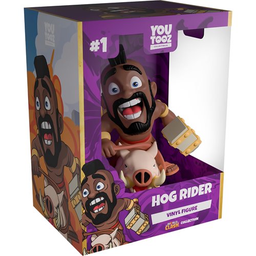 The World of Clash Collection Hog Rider Vinyl Figure #1