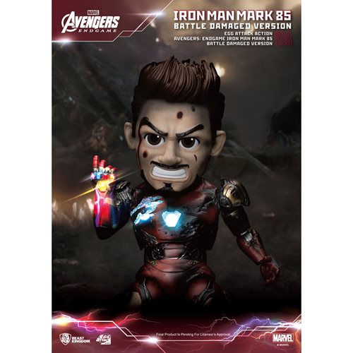 Avengers Endgame Iron Man MK 85 Battle Damaged Version EAA-138 Action Figure