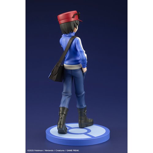 Pokemon Calem with Froakie ArtFX J 1:8 Scale Statue