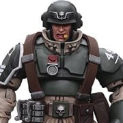 Joy Toy Warhammer 40,000 Astra Militarium Cadian Command Squad Veteran Sergeant with Power Fist 1:18 Scale Action Figure