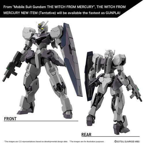 Mobile Suit Gundam: The Witch from Mercury Gundam Tentative High Grade 1:144 Scale Model Kit