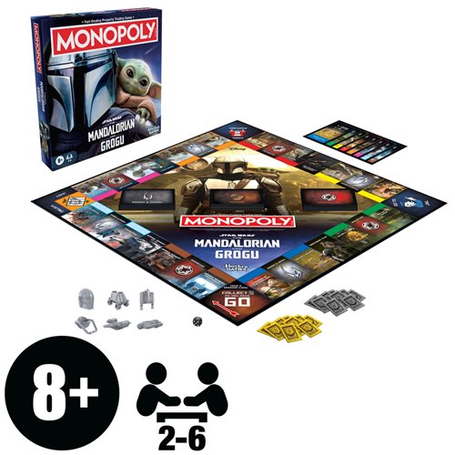 Star Wars The Mandalorian and Grogu Edition Monopoly:Board Game