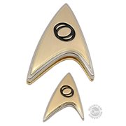 Star Trek: Discovery Enterprise Science Badge and Pin Set