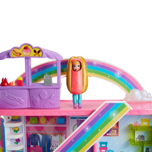 Polly Pocket Sweet Adventures Rainbow Mall Playset