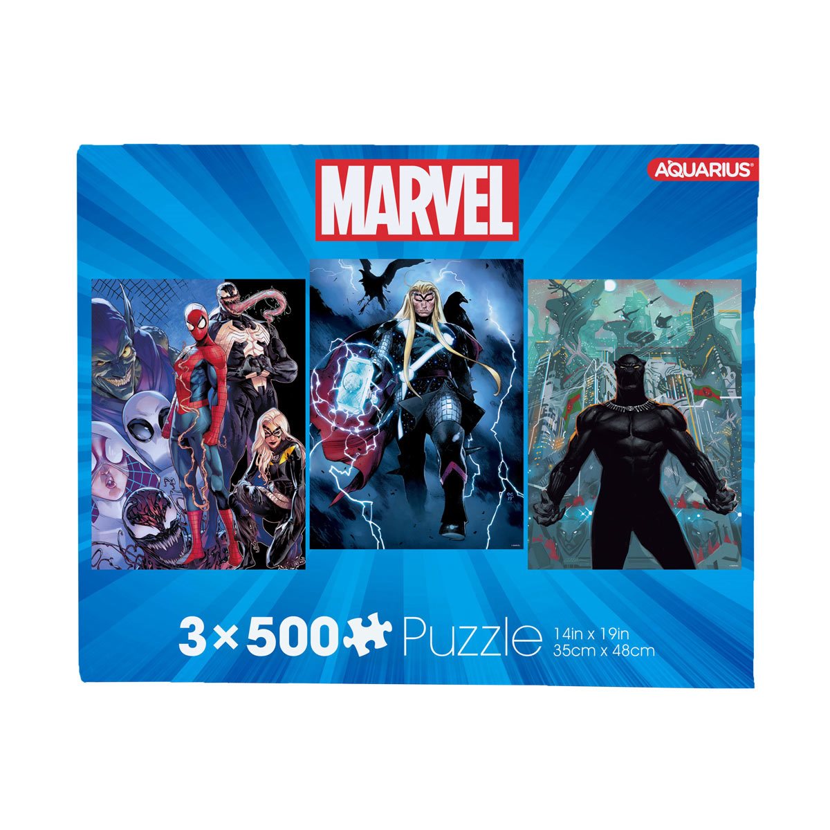 Marvel 500-Piece Puzzle Set of 3 - Entertainment Earth