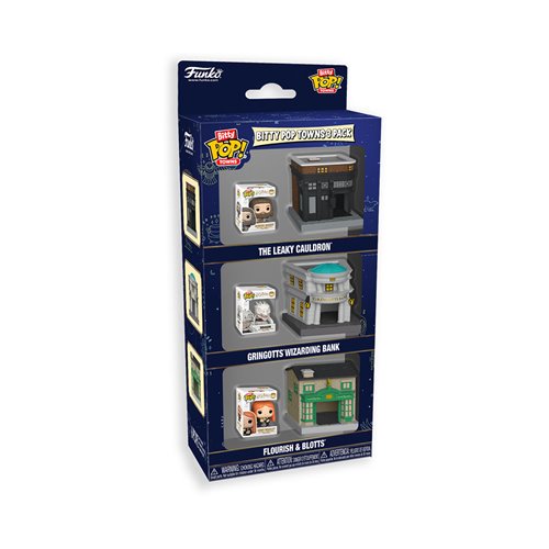 Harry Potter Diagon Alley Funko Bitty Pop! Town 3-Pack - Specialty
