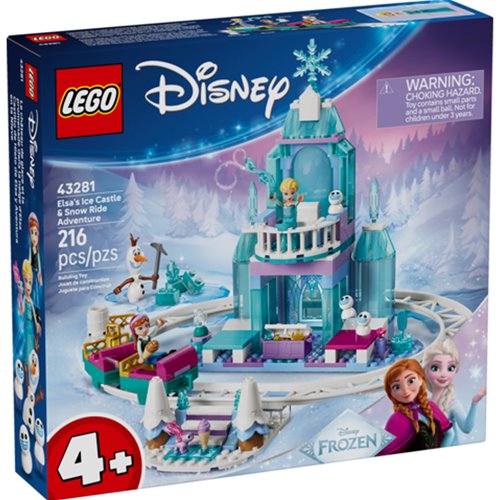 LEGO 43281 Frozen Elsa’s Ice Castle & Snow Ride Adventure