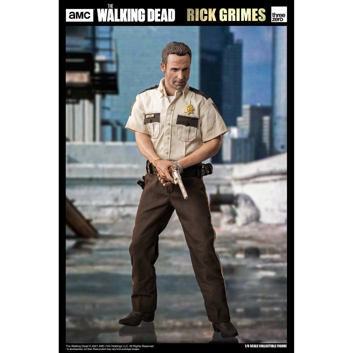1/6 Scale Rick Grimes Head Sculpt The Walking Dead for 12" Action Figure 