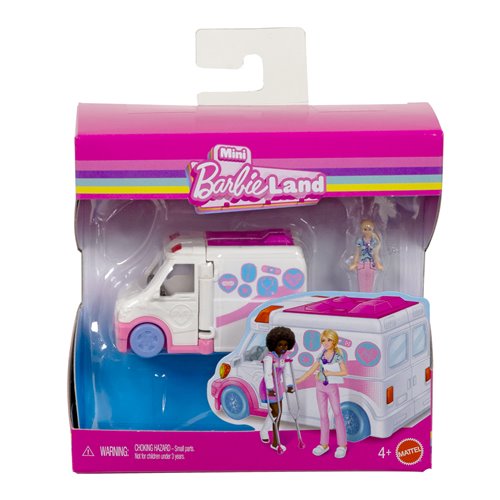 Mini BarbieLand Doll and Playset Display Case of 8