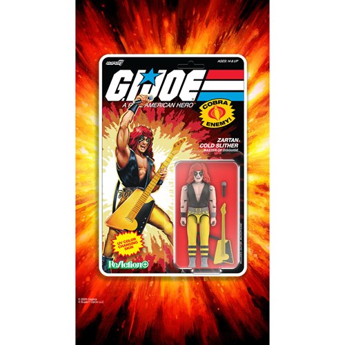 G.I. Joe Zartan (Cold Slither, Cartoon) 3 3/4-Inch ReAction+ Figure