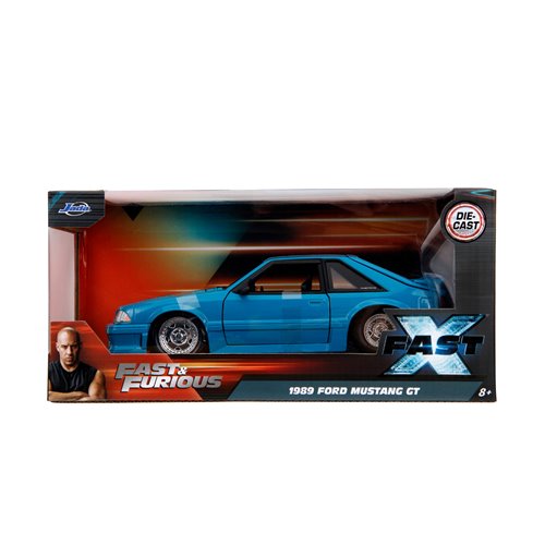 Fast and Furious Fast X Jakob's 1989 Ford Mustang 1:24 Scale Die-Cast Metal Vehicle