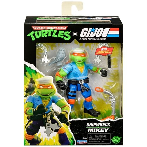 TMNT x G.I. Joe  Mikey Shipwreck Action Figure