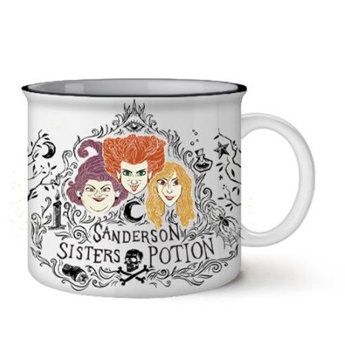 Hocus Pocus Sisters Potion Label 20 oz. Ceramic Camper Mug