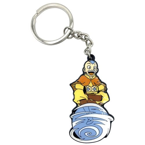 Avatar: The Last Airbender Aang on Air Scooter Key Chain