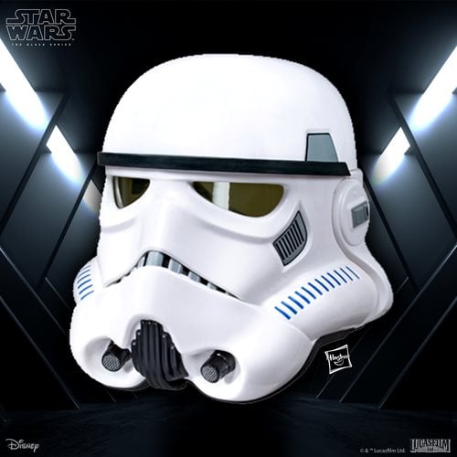 Star Wars The Black Series Rogue One Imperial Stormtrooper Electronic Voice-Changer Helmet Prop Repl