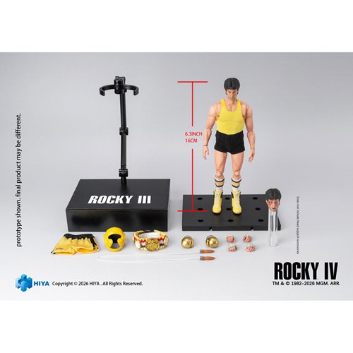 Rocky III Rocky Boxer Version Exquisite Super Series 1:12 Scale