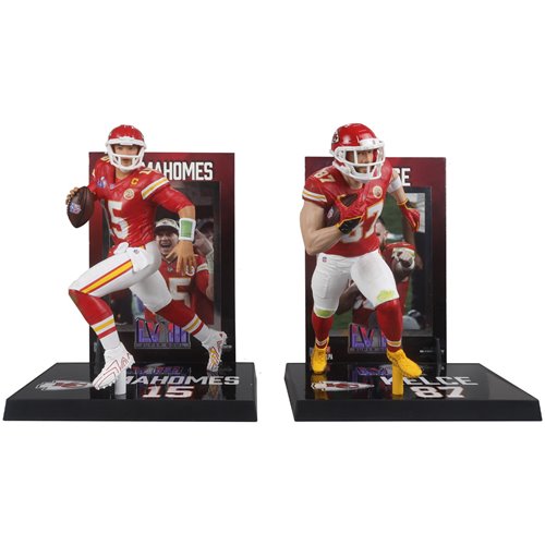 NFL SportsPicks 2024 Travis Kelce and Patrick Mahomes 7-Inch Scale Posed Figure 2-Pack