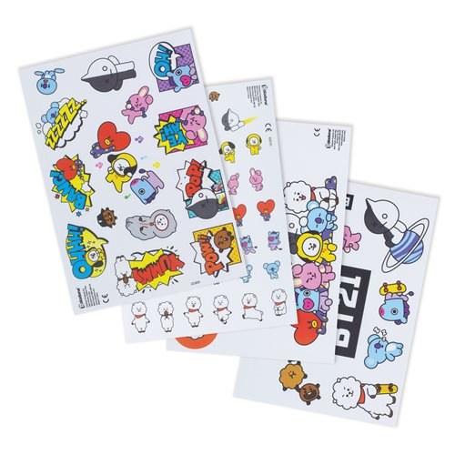 Line Friends BTS BT21 Gadget Decals Stickers