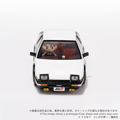 Initial D QV-05 Toyota AE86 TRUENO Q Village Model Kit Set
