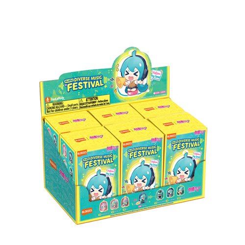 Vocaloid Hatsune Miku Diverse Music Festival Mojipod Model Kit Case of 6